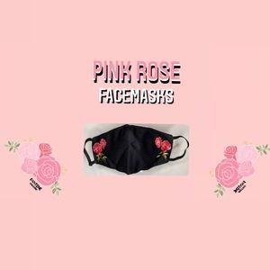 Pink Rose Facemask